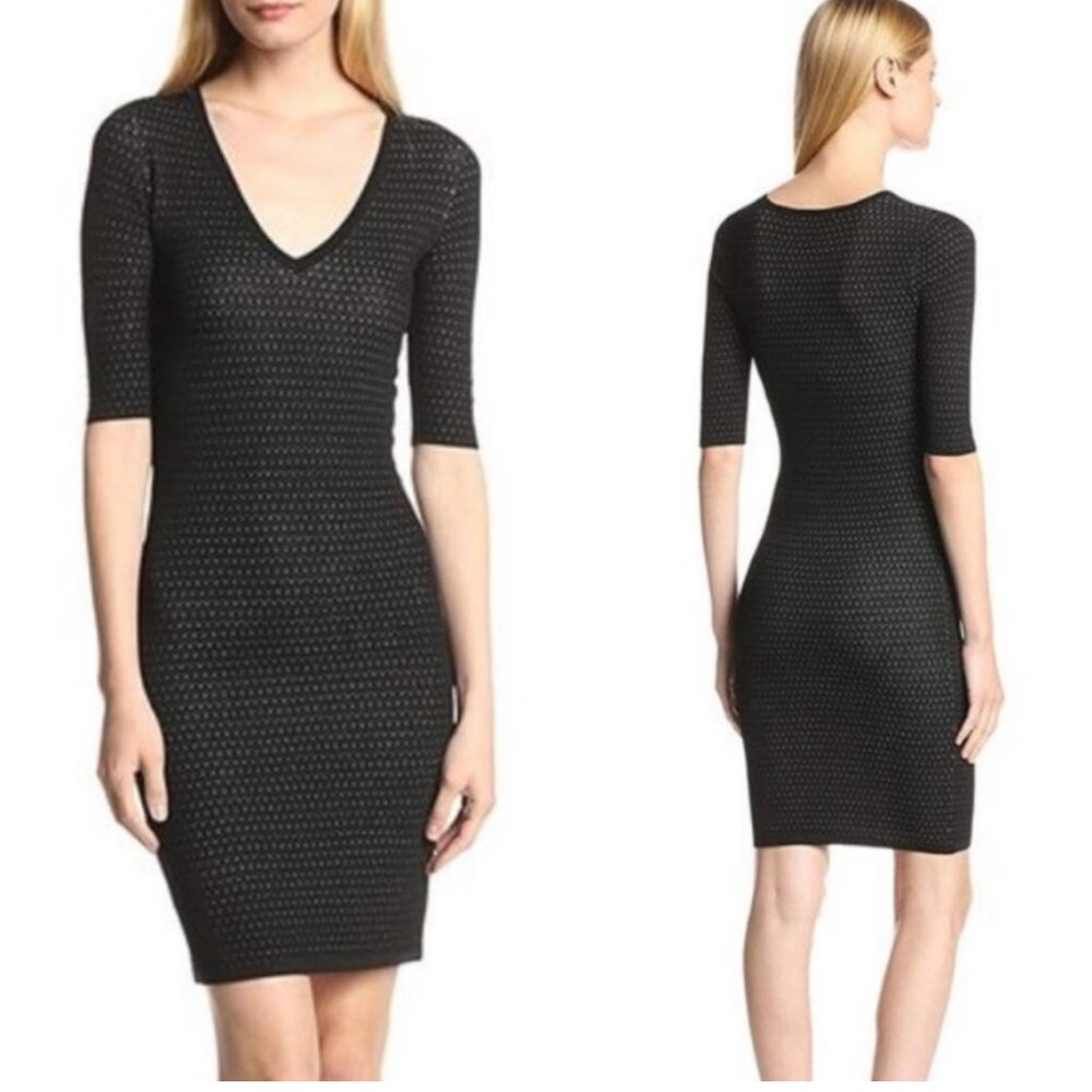 French Connection Black and White Reversible Danni Dress